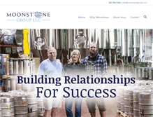 Tablet Screenshot of moonstonegroup.com